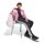 adidas Seasonal Essentials Tiberio 3-Streifen Fleece Trainingsanzug Kinder - pink/schwarz/weiß