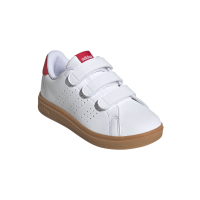 adidas Advantage Base 2.0 CF Sneaker Kinder - weiß/rot - 32