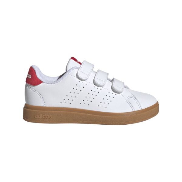 adidas Advantage Base 2.0 CF Sneaker Kinder - weiß/rot - 35