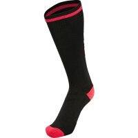 hummel Elite Indoor Socken High Unisex - black/diva pink