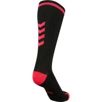hummel Elite Indoor Socken High Unisex - black/diva pink