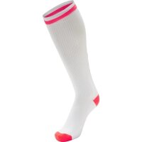 hummel Elite Indoor Socken High Unisex - white/diva pink