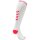 hummel Elite Indoor Socken High Unisex - white/diva pink