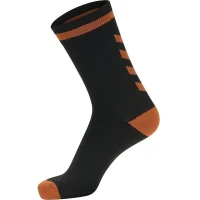 hummel Elite Indoor Socken Low - black/orange tiger
