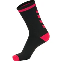 hummel Elite Indoor Socken Low - black/diva pink