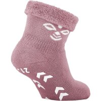 hummel Snubbie Socken 3 Pk Kinder - grey melange/woodrose