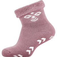 hummel Snubbie Socken 3 Pk Kinder - grey melange/woodrose