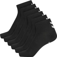 hummel Hmlchevron 6-Pack Mid Cut Socken - black/black