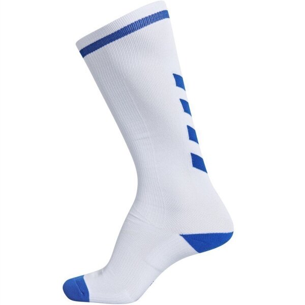hummel Elite Indoor Socken High - white/true blue - 35-38