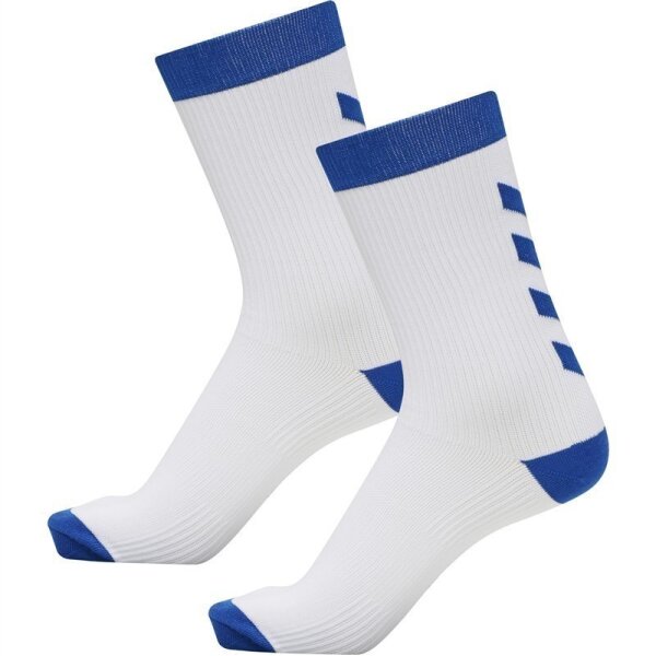 hummel Element Indoor Sport Socken 2 Pack - white/true blue - 27-