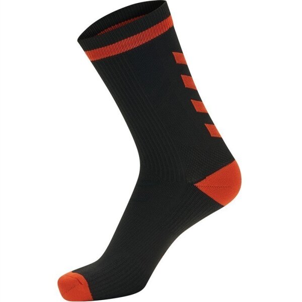 hummel Elite Indoor Socken Low - black/red - 31-34