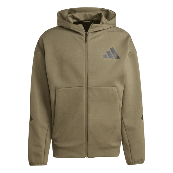 adidas Z.N.E. Zip-Hoodie Herren - grün/schwarz - M