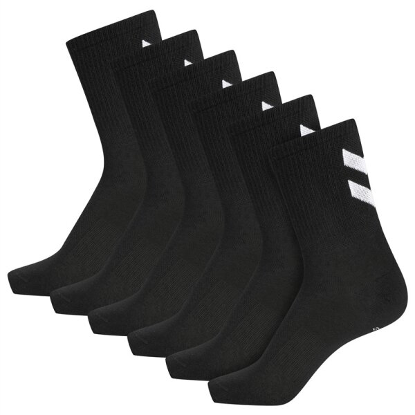 hummel Hmlchevron 6-Pack Socken - black/black - 41-45