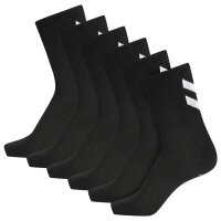 hummel Hmlchevron 6-Pack Socken - black/black - 41-45