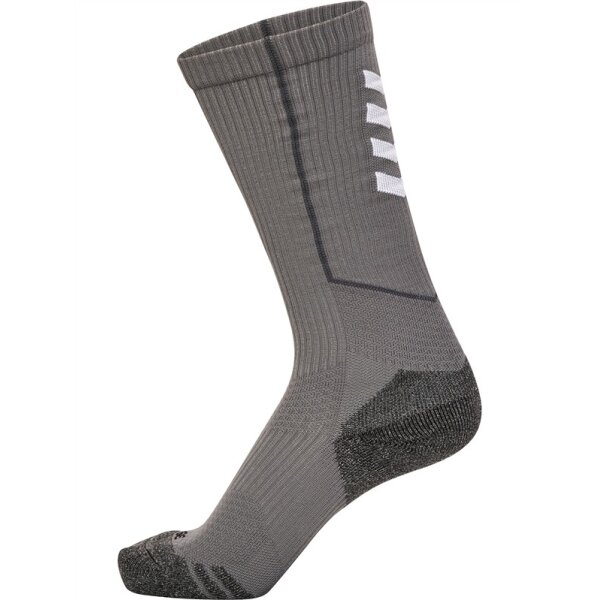 hummel Hmlpro Training Socken High - steel gray/white - 27-30