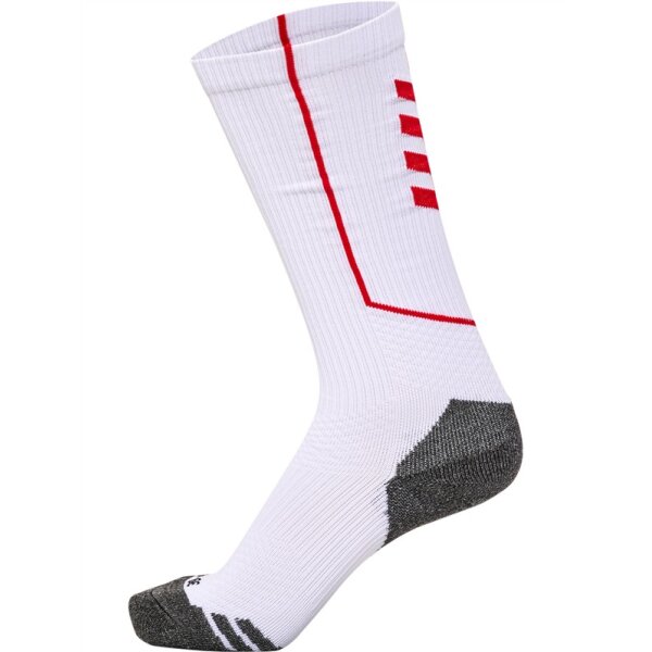 hummel Hmlpro Training Socken High - white/true red - 35-38