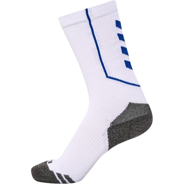 hummel Hmlpro Training Socken Low - white/true blue - 43-46