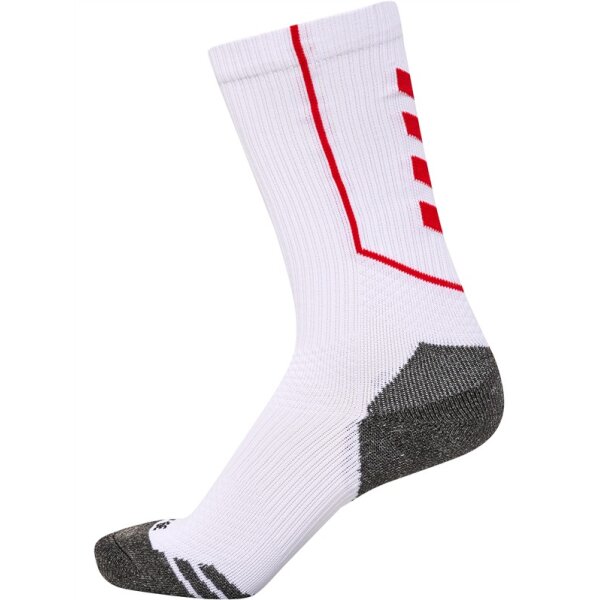 hummel Hmlpro Training Socken Low - white/true red - 43-46