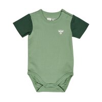 hummel Hmlarnold Body S/S Kinder - hedge green