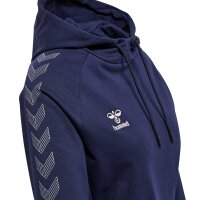 hummel Move Grid Cotton Hoodie Damen - marine
