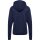 hummel Move Grid Cotton Hoodie Damen - marine