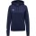 hummel Move Grid Cotton Hoodie Damen - marine