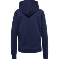 hummel Move Grid Cotton Zip Hoodie Damen - marine