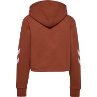 hummel Hmllegacy Cropped Hoodie Damen - arabian spice