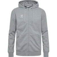 hummel Hmlgo 2.0 Zip Hoodie Herren - grey melange