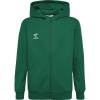 hummel Hmlgo 2.0 Zip Hoodie Kinder - evergreen