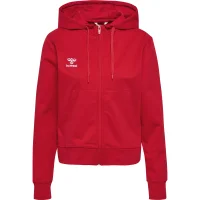 hummel Hmlgo 2.0 Zip Hoodie Damen - true red