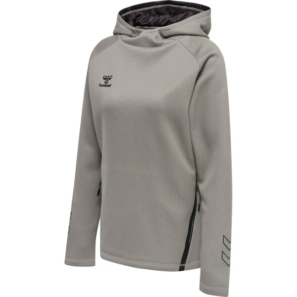 hummel Hmlcima Xk Hoodie Damen - grey melange - S