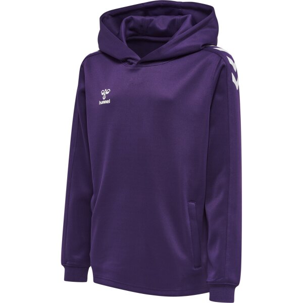 hummel Hmlcore Xk Poly Sweat Hoodie Kinder - acai/white - 176