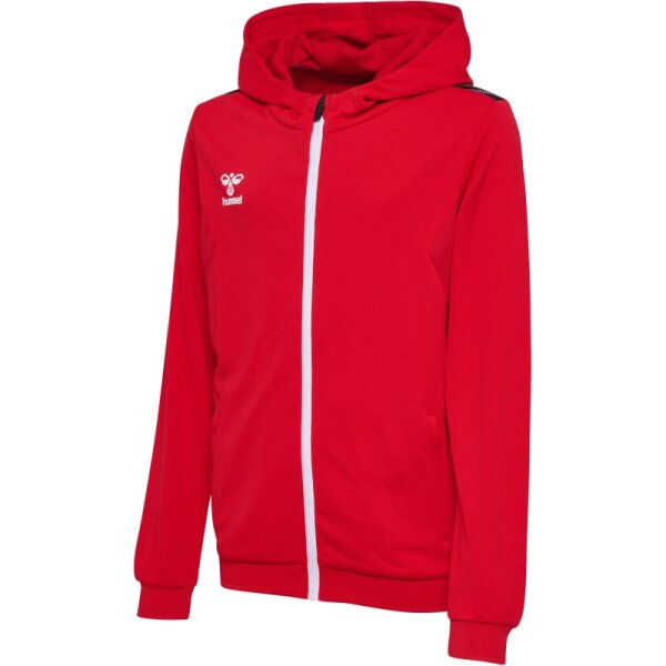 hummel Hmlauthentic Pl Zip Hoodie Kinder - true red - 140