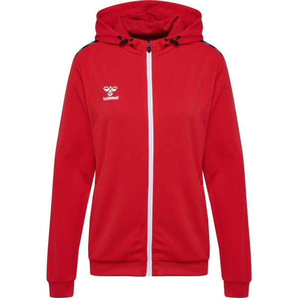 hummel Hmlauthentic Pl Zip Hoodie Damen - true red - S