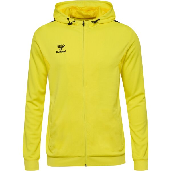 hummel Hmlauthentic Pl Zip Hoodie Herren - blazing yellow - M