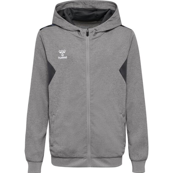 hummel Hmlauthentic Pl Zip Hoodie Kinder - grey melange - 128