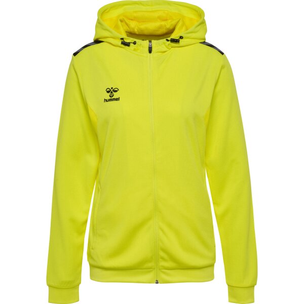 hummel Hmlauthentic Pl Zip Hoodie Damen - blazing yellow - XL