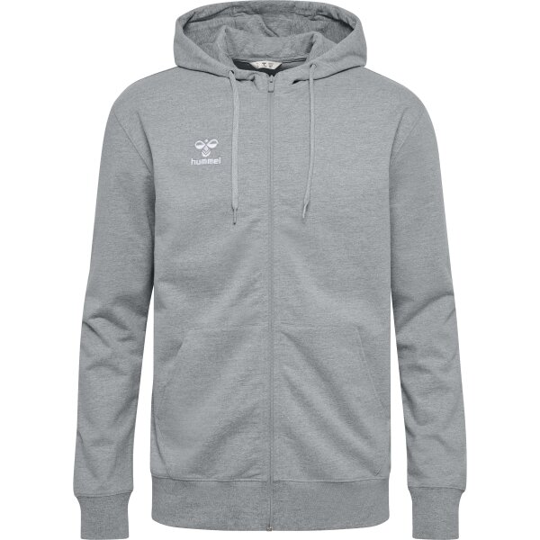 hummel Hmlgo 2.0 Zip Hoodie Herren - grey melange - S