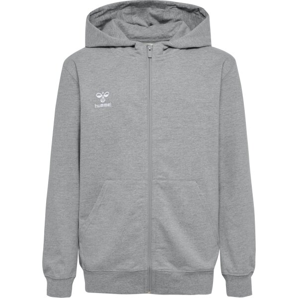 hummel Hmlgo 2.0 Zip Hoodie Kinder - grey melange - 152