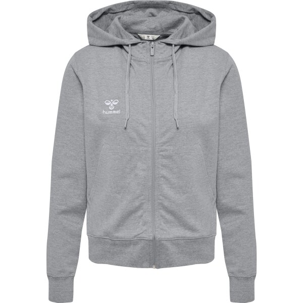 hummel Hmlgo 2.0 Zip Hoodie Damen - grey melange - XS