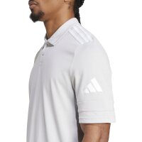 adidas Squadra 25 Cotton Poloshirt Herren - grau/weiß