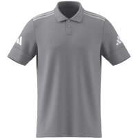 adidas Squadra 25 Cotton Poloshirt Herren - grau/weiß