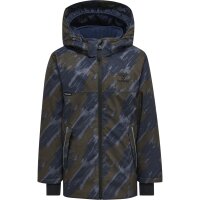 hummel hmlLogan Tex Trainingsjacke Kinder - dark olive