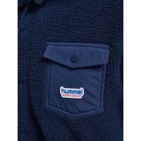 hummel Hmlfleece Overshirt Sportswear - dress blues