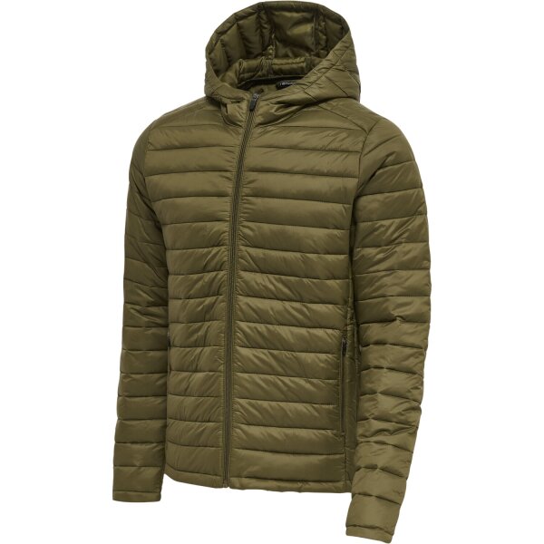 hummel Hmlred Quilted Hood Trainingsjacke Herren - dark olive - S