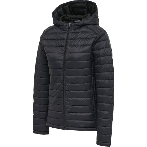 hummel Hmlred Quilted Hood Trainingsjacke Damen - black - 2XL