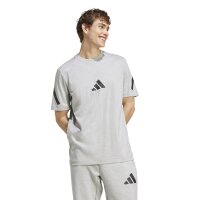adidas Z.N.E. T-Shirt Herren - grau/schwarz