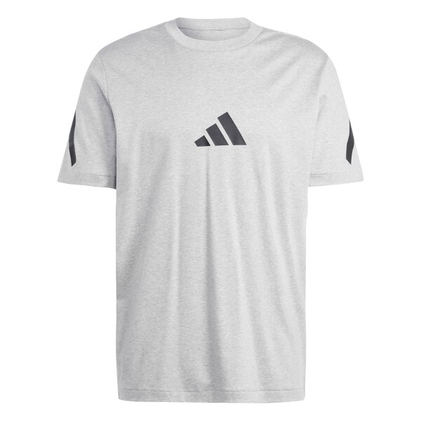 adidas Z.N.E. T-Shirt Herren - grau/schwarz - S