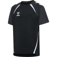 hummel Hmllead 2.0 Trikot S/S Kinder - black/asphalt